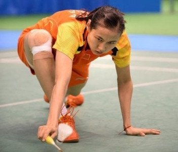 badminton wang yihan out of japan open