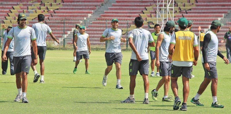 according to akram fitness tests will be held every four months which will affect their central contracts and their match fees if they are not achieving their targets photo shafiq malik express