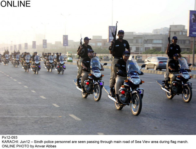 members of the shaheen force conduct a march past on seaview on thursday evening photo online members of the shaheen force conduct a march past on seaview on thursday evening photo online