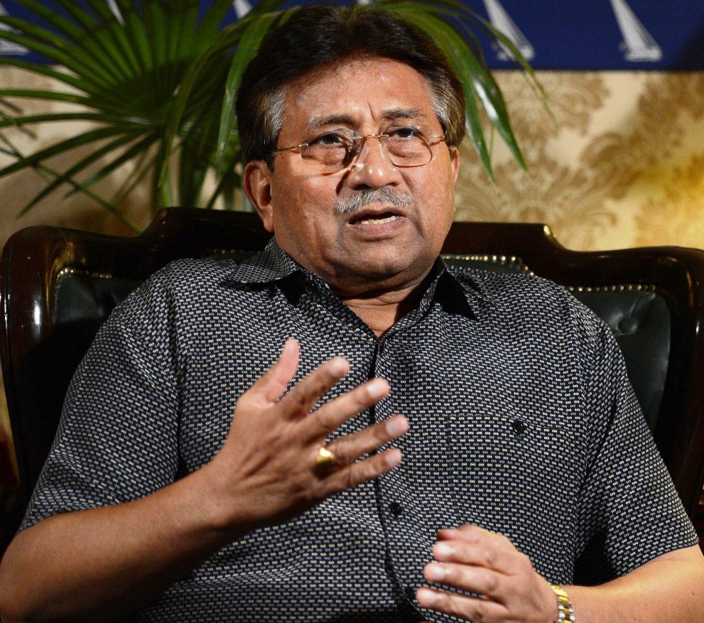 the doctors have confirmed that the fracture in my own backbone is not treatable in pakistan musharraf said in the letter photo afp file