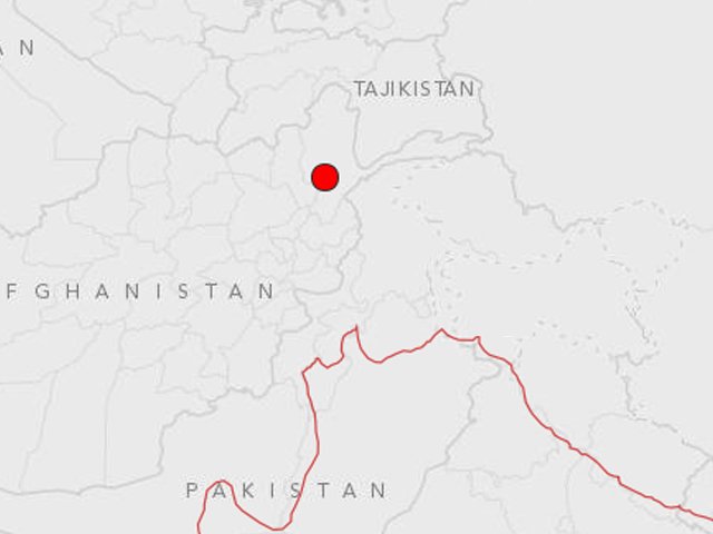 screengrab of the location of the quake from the usgs website