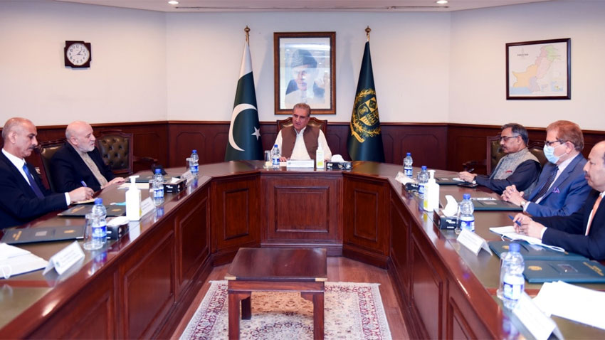 fm qureshi reiterated that a peaceful and stable afghanistan was in the best interest of pakistan photo radio pakistan