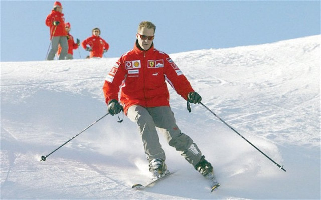 schumacher is well known for his love of adrenaline sports and even after retiring he kept pursuing other high thrill hobbies photo afp schumacher is well known for his love of adrenaline sports and even after retiring he kept pursuing other high thrill hobbies photo afp