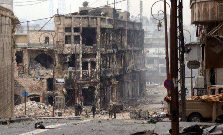 a file photo of a damaged building in syria photo afp