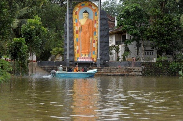 the religious riots left more than 40 people wounded photo afp