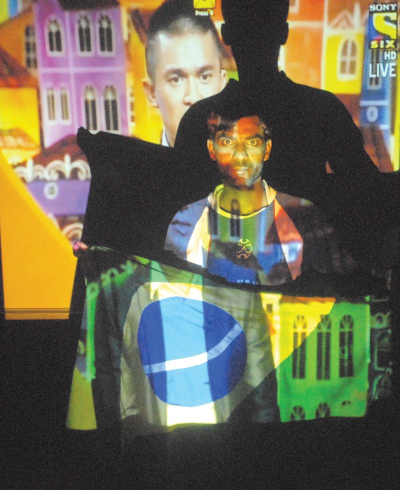 hundreds of residents of lyari gathered at the sarghwad street in kalri on tuesday night for the brazil versus mexico fifa world cup match which was screened live on a projector screen at the roadside photo athar khan express