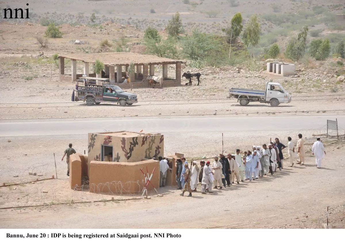 according to pti khyber pakhtunkhwa k p president azam swati over 181 000 people were registered at a checkpoint in bannu photo nni according to pti khyber pakhtunkhwa k p president azam swati over 181 000 people were registered at a checkpoint in bannu photo nni
