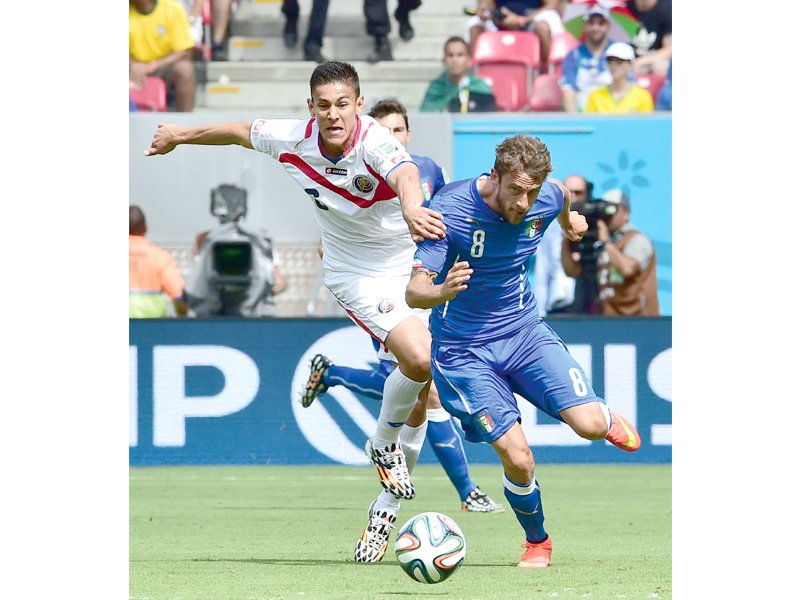 costa rica s inherent ability to play in the hot and humid weather of brazil proved vital against their shocking 1 0 win over italy photo afp