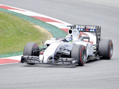 massa on pole in shock williams one two in austria