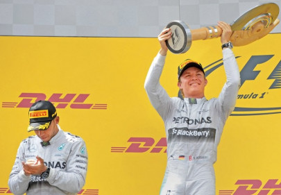 austrian grand prix rosberg on top in familiar 1 2 for mercedes