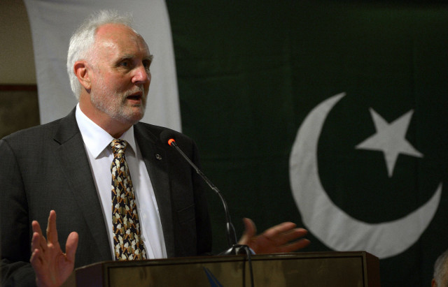 australian high commissioner peter heyward delivers a speech on cricket 039 s progress in australia and the 2015 world cup during a ceremony in karachi photo afp australian high commissioner peter heyward delivers a speech on cricket 039 s progress in australia and the 2015 world cup during a ceremony in karachi photo afp
