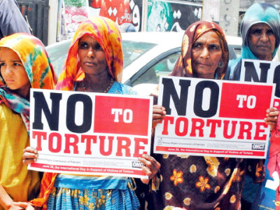 un day against torture torture rampant in pakistan states hrcp