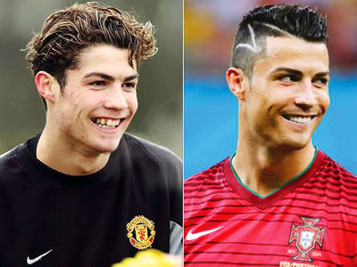 when the football stars were young