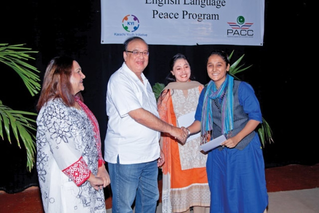 learning initiative after english language course lyari youth ready to take on the world