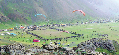 taking flight surfing the air above chitral s mountains
