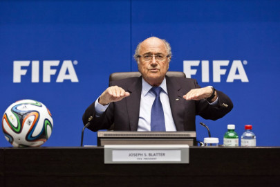 a happy sepp blatter