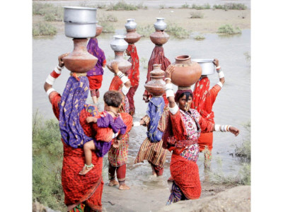 to greener pastures with parched throats badin residents migrate in search of water