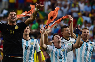 messi hails argentina s most complete match