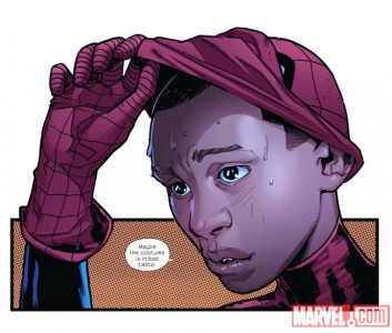 why is ultimate spider man black why is ultimate spider man black