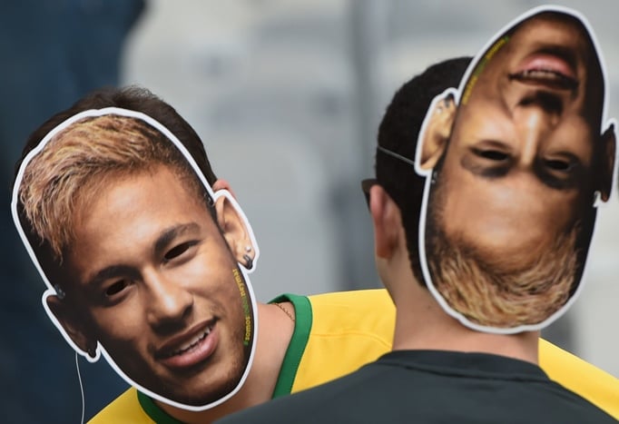 neymar mania building as brazil face germany