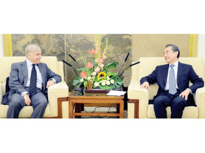 beijing trip shahbaz discusses pak china projects