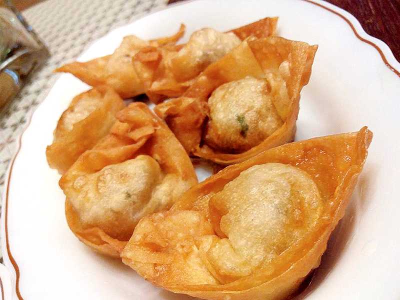 recipe fried chicken wontons