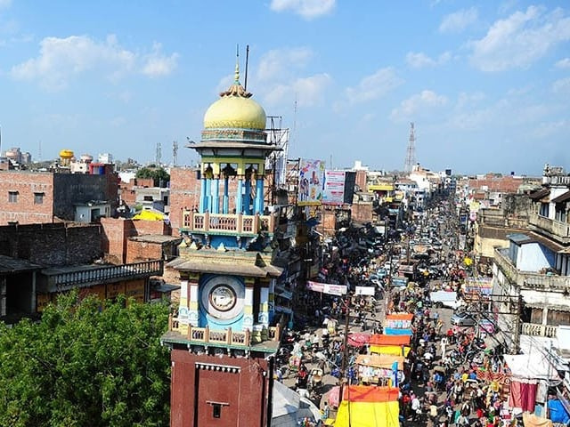 a famous clock tower located in the middle of the old city in allahabad on mar 4 2015 photo afp a famous clock tower located in the middle of the old city in allahabad on mar 4 2015 photo afp