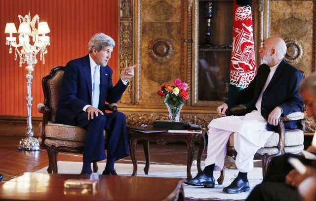 kerry in kabul on key mission to calm election turmoil