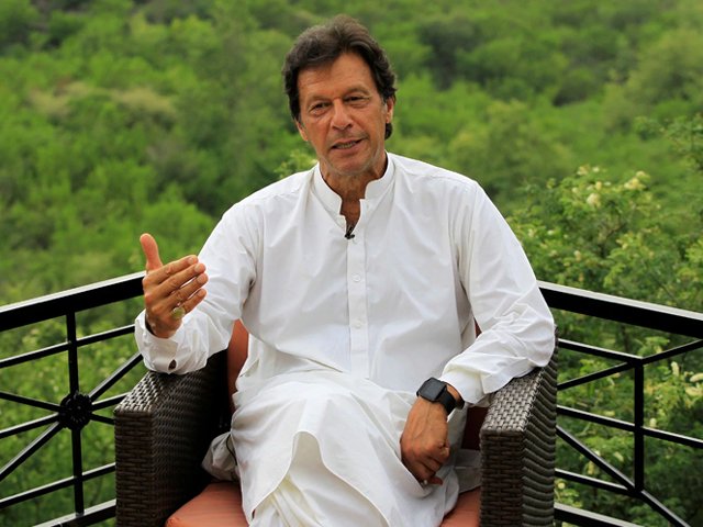 prime minister imran khan at his bani gala residence photo reuters
