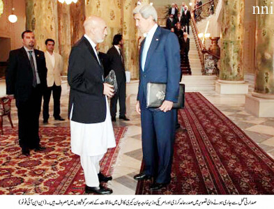 kerry arrives in kabul in search of solutions to election crisis