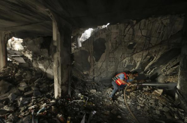 gaza toll at 121 in day five of israeli strikes