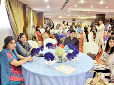 all my bags are packed eighty pakistani students all set for their voyage