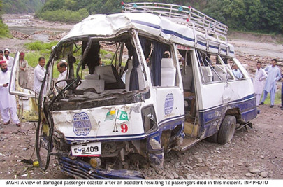 road accident four women among 12 killed in ajk road accident four women among 12 killed in ajk
