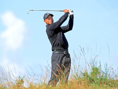 woods return at british open welcomed by rivals