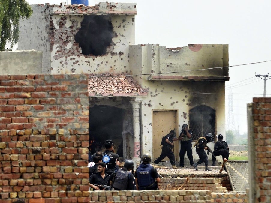 lahore operation militant security official killed in 10 hour long battle