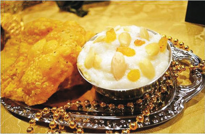 sweet meets savoury kheer puri special