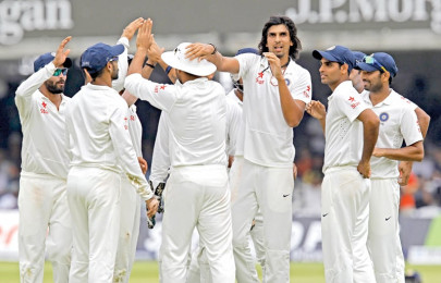 2nd test magical sharma picks up seven in india s victory