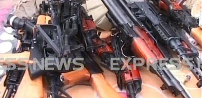 huge cache of arms ammunition recovered from vehicle on lahore islamabad motorway huge cache of arms ammunition recovered from vehicle on lahore islamabad motorway