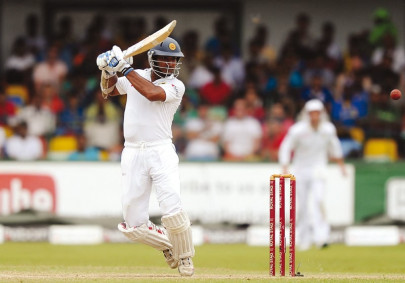 2nd test sangakkara mathews put sri lanka in control on rain hit day