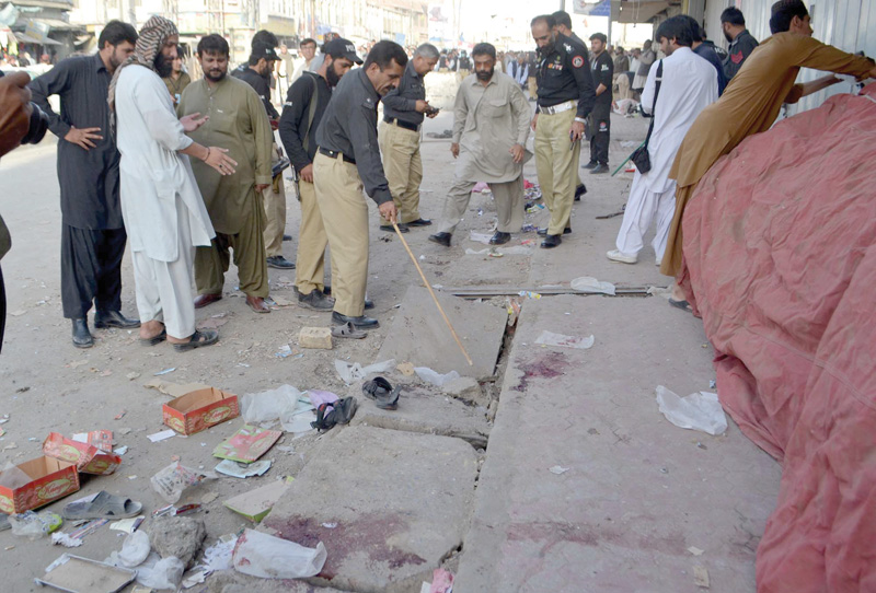 terror strike 13 wounded in quetta ied blast