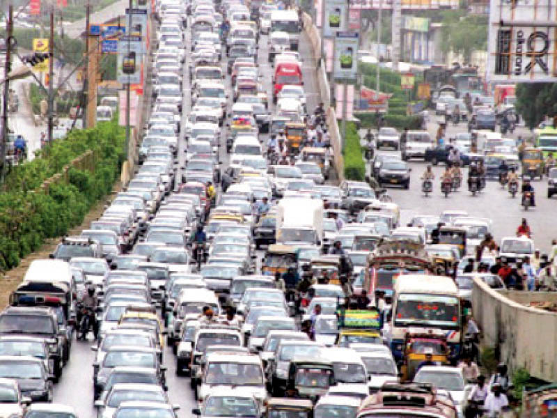 traffic flow suspended on eid