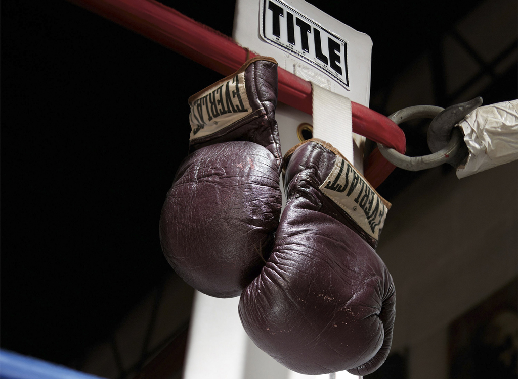 Muhammad ali title boxing 2024 gloves