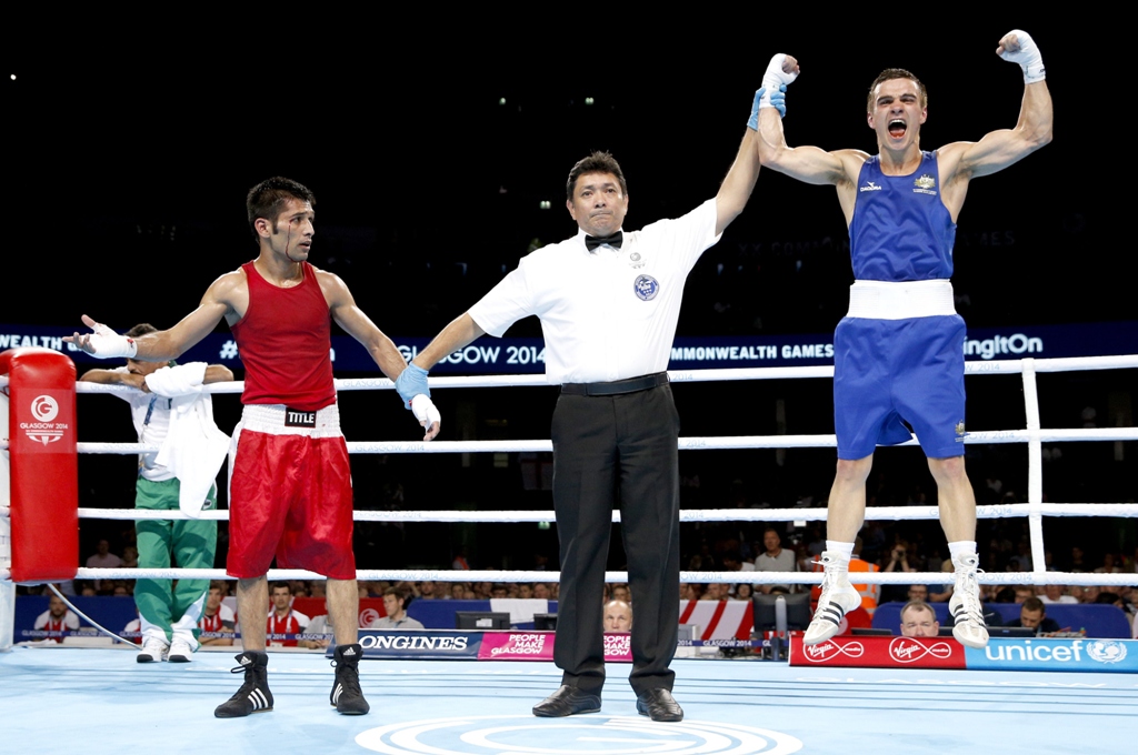 commonwealth games waseem clinches silver in men s boxing final loses out on gold