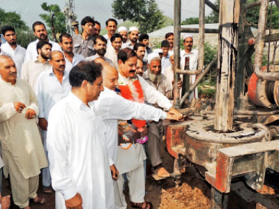 basic amenities eagerly awaited water scheme to overcome shortage says minister
