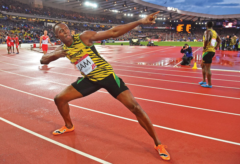 2014 commonwealth games bolt dominates track and field as kenya take control