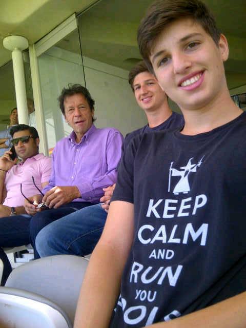 imran khan son