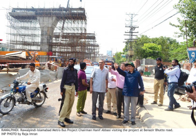 post eid holidays construction work on metro bus resumes