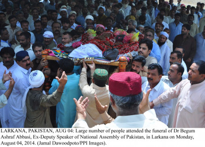 transitions begum ashraf abbasi laid to rest
