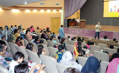 once upon a time storytelling session held at children library complex once upon a time storytelling session held at children library complex