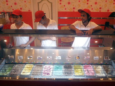 sweet tooth selling ice cream like a hot cake